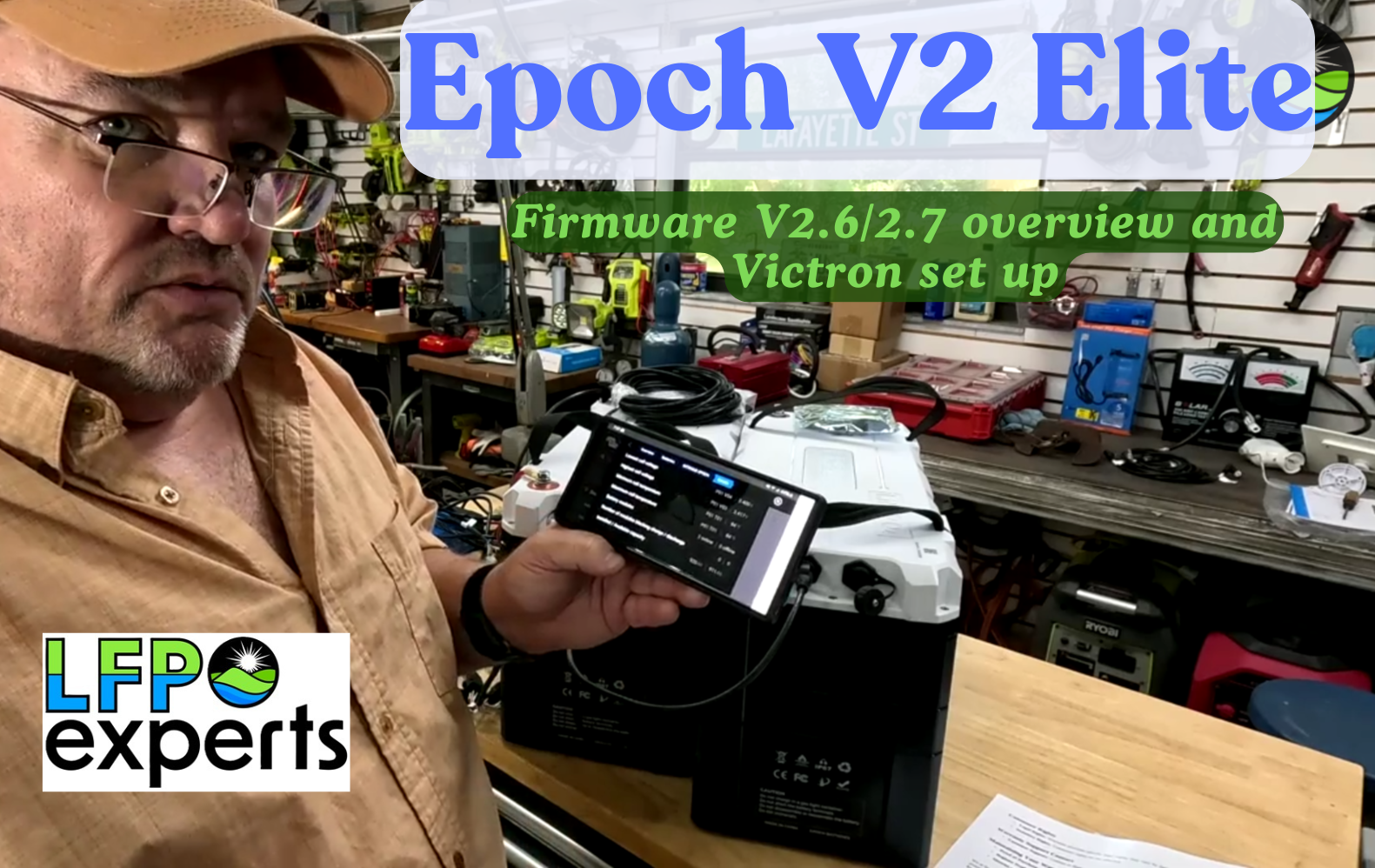Epoch 460ah V2 Elite overview, set up and Victron settings for BMS "external" control