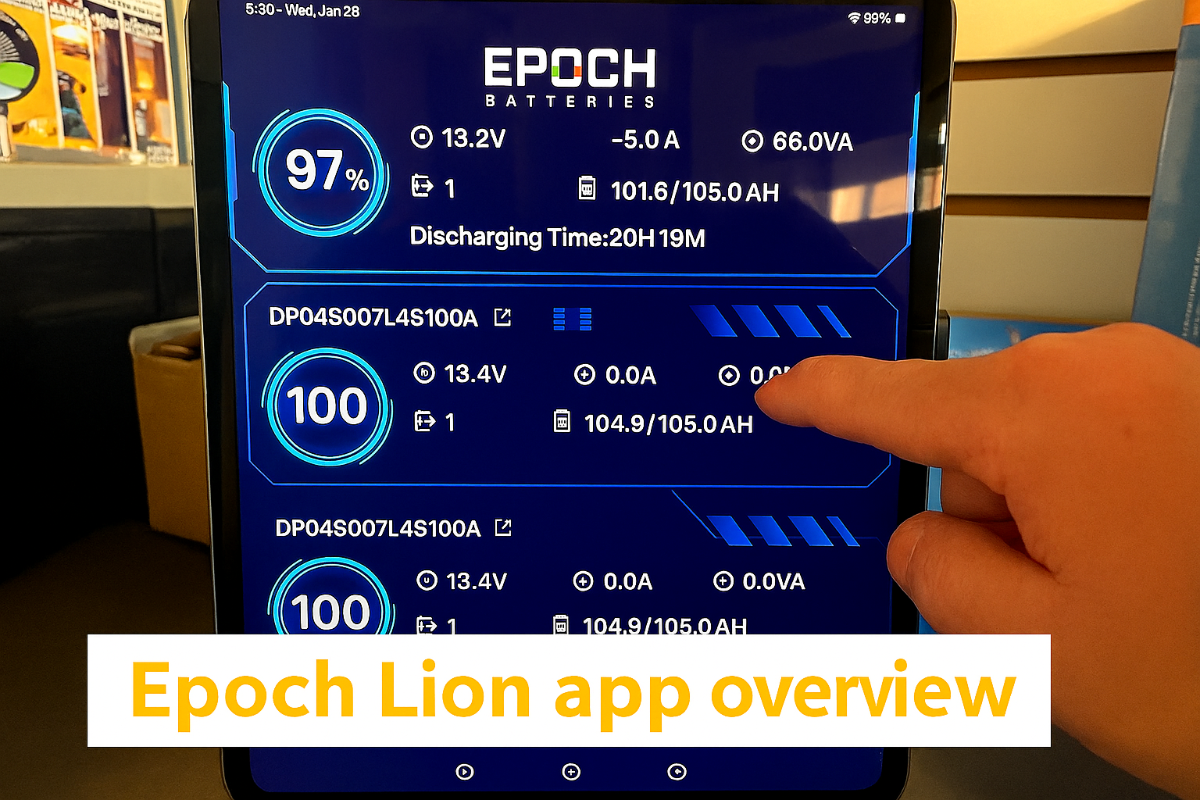 Epoch Lion app overview including troubleshooting tips and tricks.