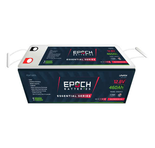 (PRE-ORDER) Epoch Batteries 12V 460Ah Essential Series - Heated & Bluetooth LiFePO4 Battery (ETA JULY 1)