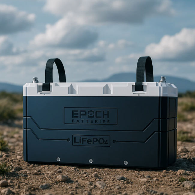 Epoch Batteries 48V 100Ah V2 Elite Series - Heated Bluetooth Victron Comms LiFePO4 Batttery