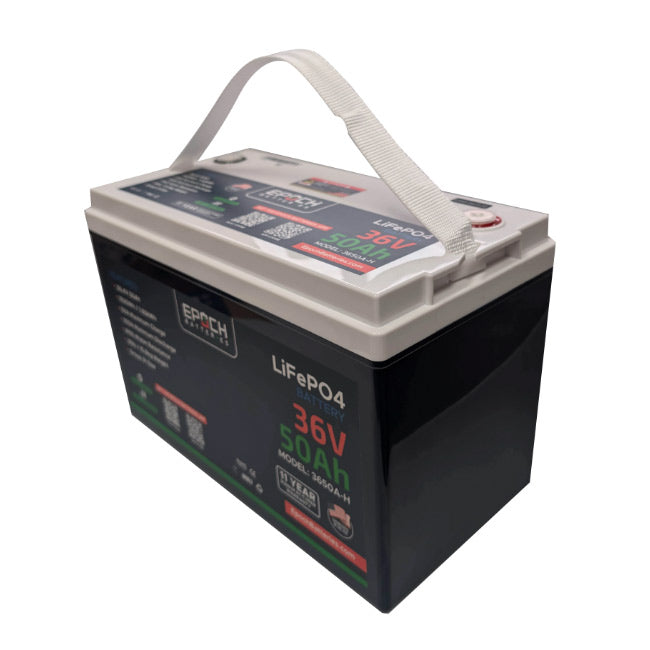 Epoch Batteries 36V 50Ah Essential Series - Group 31 - Bluetooth Heating IP54 Waterproof